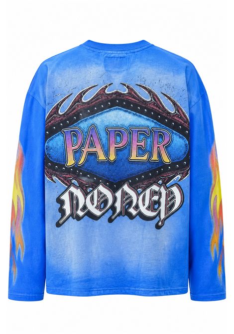 T-shirt con stampa PAPER MONEY | COLD BLOODBLU
